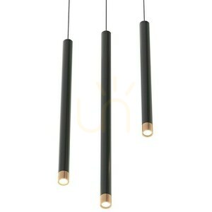 Pendant Light Q I Black Rose Gold 60 by Open Design Highlights small 5