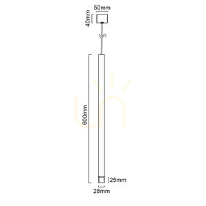 Pendant Light Q I Black Rose Gold 60 by Open Design Highlights small 7