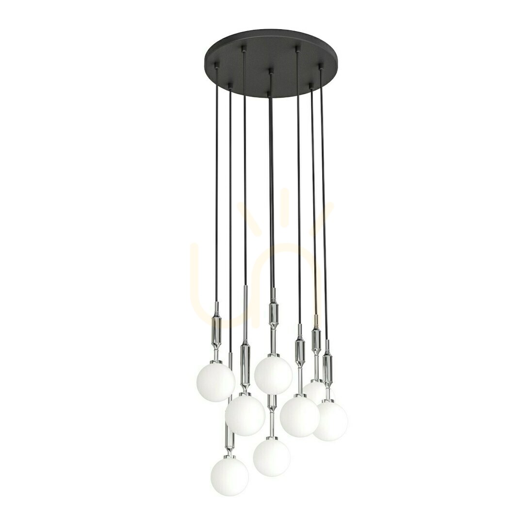 Ero VIII Cromo 40 Pendelleuchte von Orlicki Design