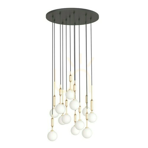Check Pendant Light Ero XII Gold 60 by Open Design Highlights