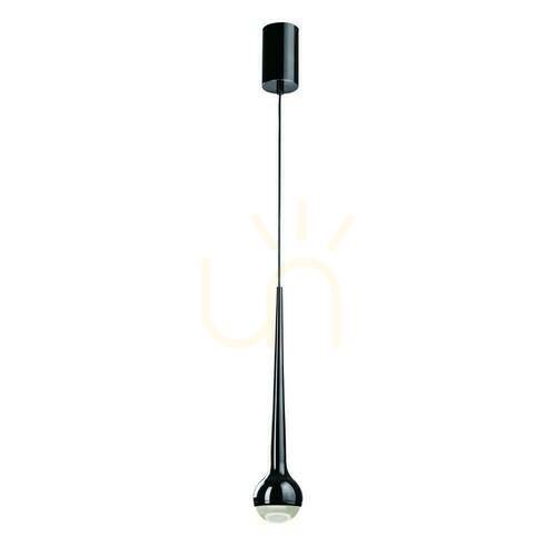 Check Pendant Light Open Design Highlights Cappi Black Glass Metal LED 3000K 5W 80mm
