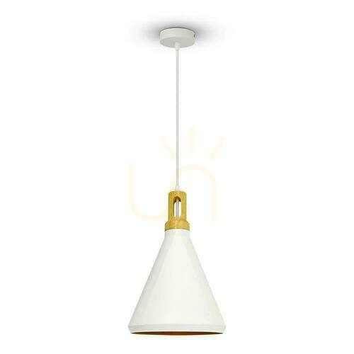 Check Pendant luminaire V-TAC White fi250 VT-7525-WH 5 Years Warranty