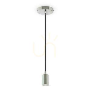 V-TAC VT-7338-PE Pendant Fitting, Chrome, Purple Cable, E27 small 0