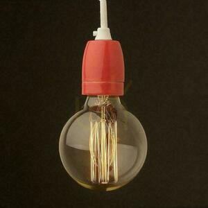 Porcelain Pendant Luminaire Red V-TAC VT-799-R 5 Year Warranty small 1