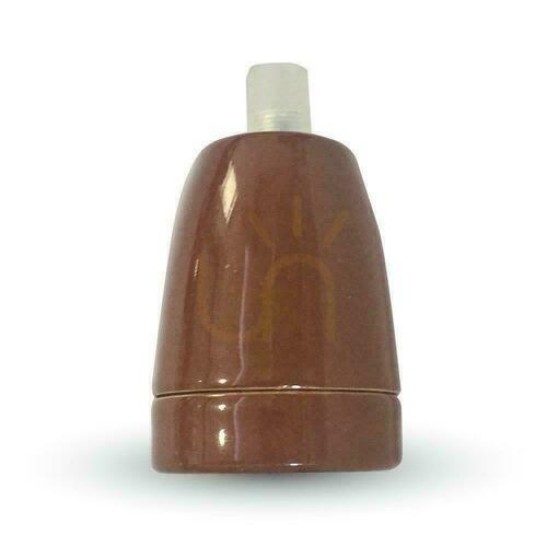Check V-TAC VT-799-BR 5 Year Warranty Porcelain Brown Pendant Luminaire.