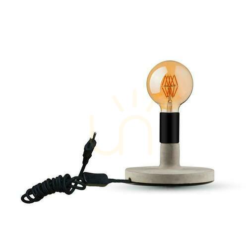 Check Desk Luminaire V-TAC Concrete Round fi170 VT-7171 5 Years Warranty