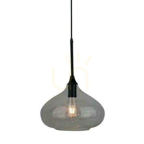 Check V-TAC Modern Pendant Luminaire Black Glass fi280mm VT-7281-BG 5 Year Warranty