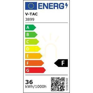V-TAC 36W LED Luminaire Chrome 985mm VT-7038 4000K 2700lm 3 Years Warranty small 1