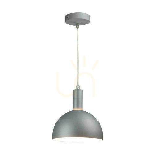 Check V-TAC E14 Aluminum Pendant Luminaire Grey Shade VT-7100-G 5 Year Warranty