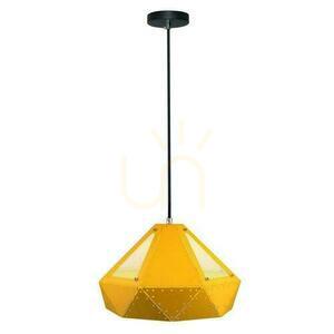 V-TAC Pendant Luminaire Pastel Yellow Prism Series 310x180mm VT-7310-Y 5 Year Warranty small 0