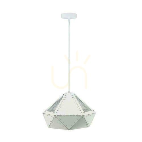 Check V-TAC Prism VT-7310-W White Metal Pendant Light E27 31 cm