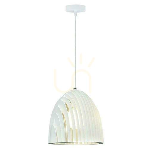 Check V-TAC Series Pendant Luminaire Prism White D250x270mm VT-7255-W 5 Year Warranty