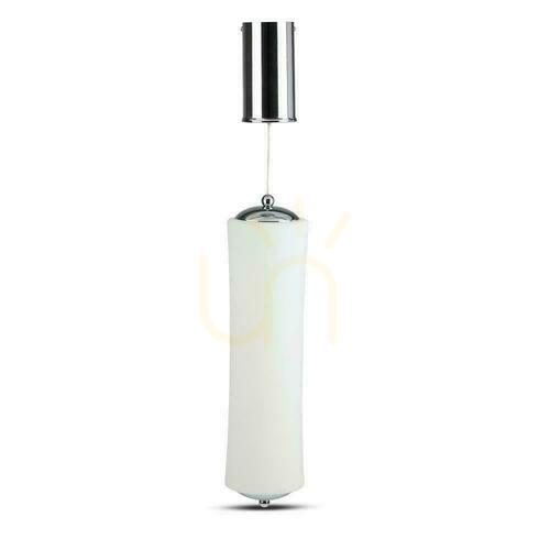 Check V-TAC 24W LED BAMBOO Pendant Luminaire Single Triac Dimmable White VT-7027 3000K 1200lm 3 Years Warranty