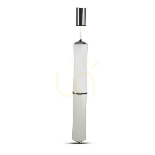 Check V-TAC LED Pendant Luminaire 40W LED Double BAMBOO Triac Dimmable White VT-7050 3000K 2100lm 3 Years Warranty