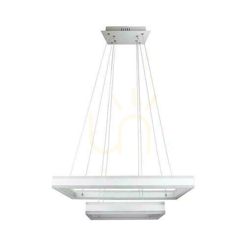 Check LED V-TAC 100W Soft Light Chandelier Pendant Luminaire Dimmable White VT-101-2D 3000K 8050lm 3 Years Warranty