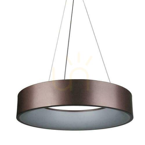 Check V-TAC 25W LED Pendant Luminaire Round Dimmable Coffee 1725lm VT-25-1-C 3000K 1500lm 3 Years Warranty