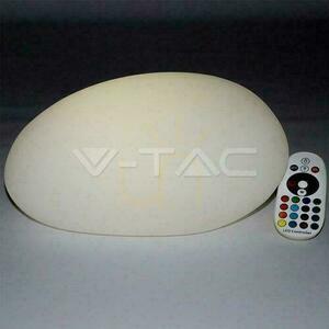 V-TAC LED Garden Lamp Stone 28cm Charging Remote Control VT-7802 RGBW 18lm small 1