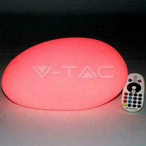V-TAC LED Garden Lamp Stone 28cm Charging Remote Control VT-7802 RGBW 18lm small 2