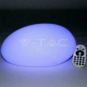 V-TAC LED Garden Lamp Stone 28cm Charging Remote Control VT-7802 RGBW 18lm small 3