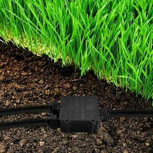 Hermetic Junction Box 4x5Pin Black Tee 0.5-2.5mm2 Wire diameter 8-12mm IP68 V-TAC VT-870 small 3