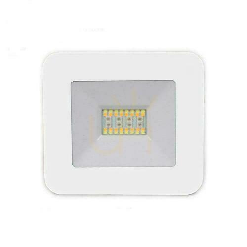 Check V-TAC 20W Bluetooth WHITE Dimmable RGB/CW/W/DW LED Projector IP65 VT-5020 RGB+2700K-6400K 1400lm