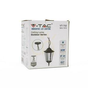 V-TAC Lamp Chain Pendant Garden Luminaire Black Mat VT-752 small 4