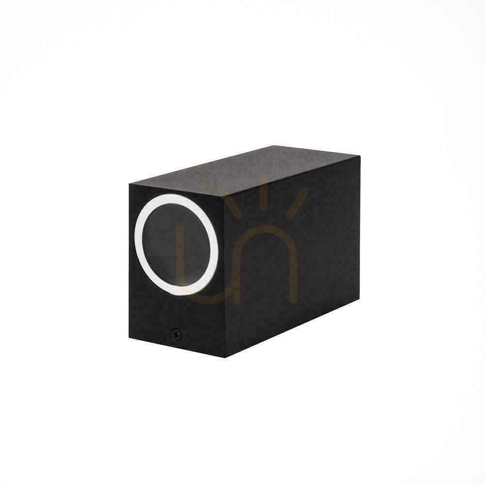 View Wall lamp V-TAC GU10 Aluminum Square Black Top Bottom IP44 VT-7652 Wall lamp V-TAC GU10 Aluminum Square Black Top Bottom IP44 VT-7652
