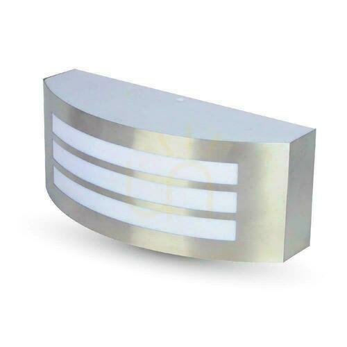 Check Garden wall lamp V-TAC E27 Stainless Steel and PC IP44 VT-7680