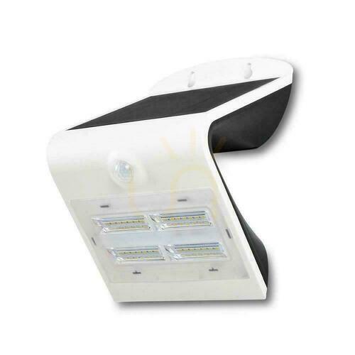Check Solar Projector 3W LED White+Black V-TAC VT-768 4000K 400lm