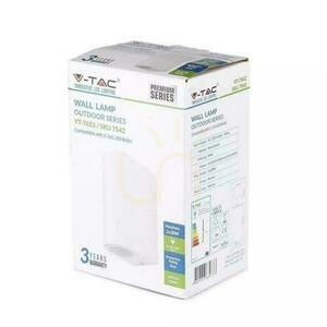 Wall lamp V-TAC Round White Top Bottom IP44 VT-7652 3 Years Warranty small 2