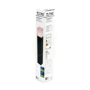 V-TAC GU10 Square Aluminum Garden Pole Black 80x80x500mm IP54 VT-7614 3 Years Warranty small 3