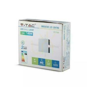 V-TAC 4W LED wall luminaire IP65 White Square VT-704 4000K 440lm 4 V-TAC 4W LED wall luminaire IP65 White Square VT-704 4000K 440lm small 4