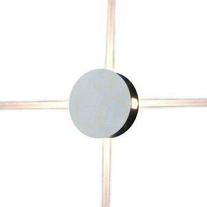 V-TAC 4W LED Wall Luminaire IP65 White Round VT-706 3000K 440lm. small 1