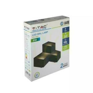 Wall lamp V-TAC 9W LED Black VT-709 3000K 990lm small 3