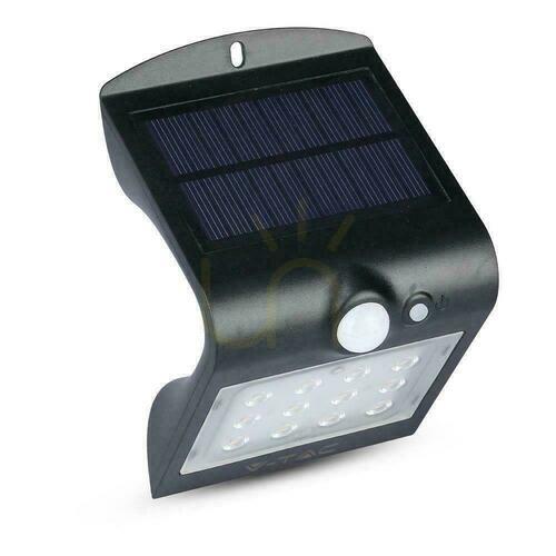 Check Solar Projector 1.5W LED Black V-TAC VT-767-2 4000K 220lm