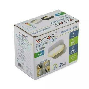 Wall lamp V-TAC 6W LED Grey IP65 Swivel 350st VT-816 4000K 660lm. small 2