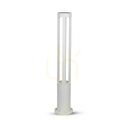 Check V-TAC VT-820 LED garden bollard, white, 80 cm, 10 W, 6400 K, 450 lm, IP65