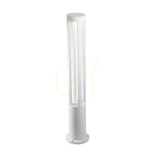 Check V-TAC VT-820 LED garden bollard, white, 80 cm, 10 W, 6400 K, 450 lm, IP65