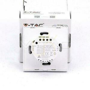 SMART WiFi V-TAC Double Glass Switch White Amazon Alexa, Google Home, Nest VT-5004 1 SMART WiFi V-TAC Double Glass Switch White Amazon Alexa, Google Home, Nest VT-5004 small 1