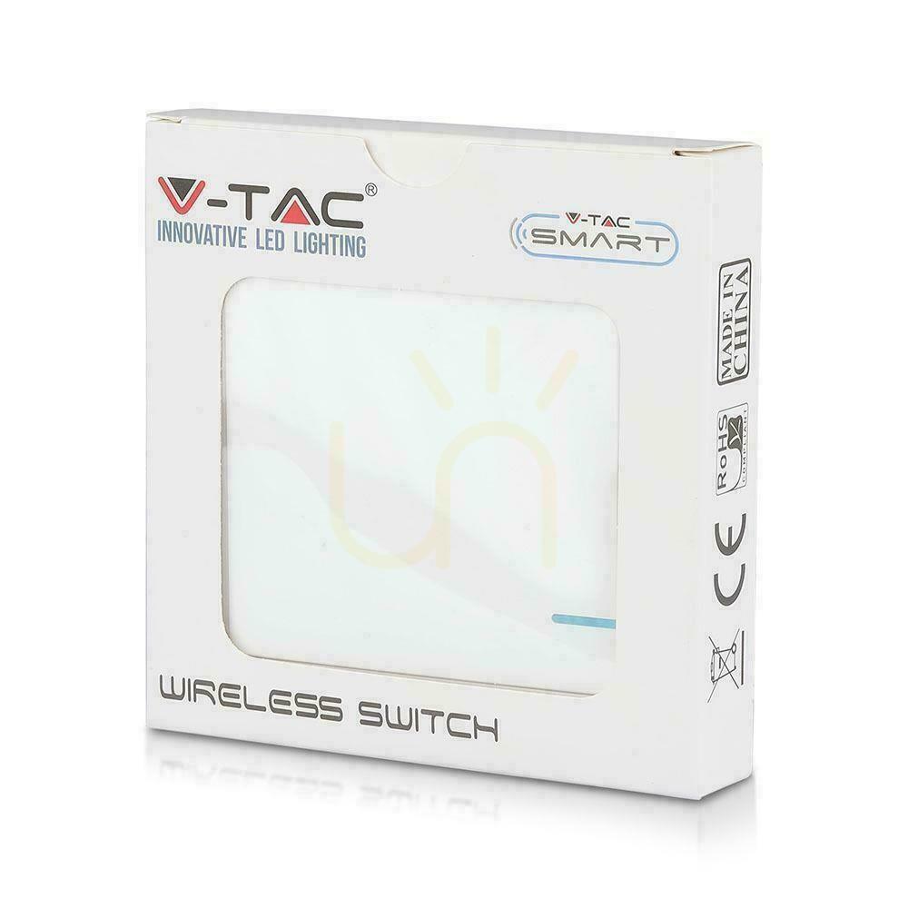 Show Wireless Single IP54 Switch for SKU 8458, 8459 V-TAC VT-5131 Wireless Single IP54 Switch for SKU 8458, 8459 V-TAC VT-5131