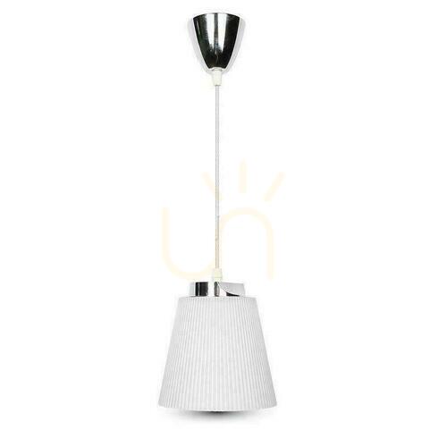 Check V-TAC 7W Pendant Luminaire Chrome + White VT-1036 4000K 360lm