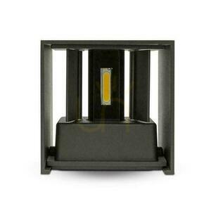 V-TAC 12W LED Wall Luminaire Top Bottom Adjustable Chip BRIDGELUX Black Square IP65 VT-759-12 4000K 1100lm small 2