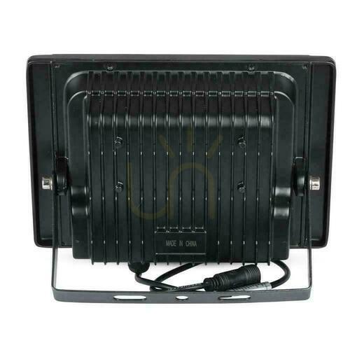 Check V-TAC Solar LED Projector 12W Black IP65, Remote Control, Timer VT-25W 4000K 550lm