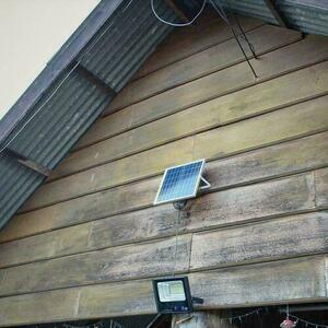 V-TAC Solar LED Projector 40W Black IP65, Remote Control, Timer VT-200W 4000K 3100lm small 3