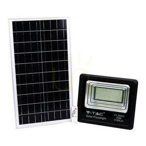 V-TAC Solar LED Projector 40W Black IP65, Remote Control, Timer VT-200W 4000K 3100lm small 0