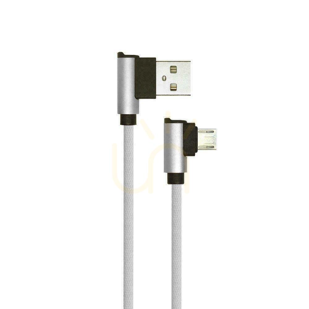 Micro USB Cable V-TAC 1M Grey Angle Plug Diamond Series VT-5361