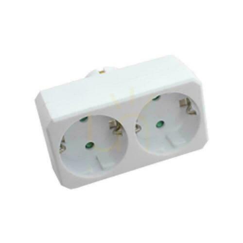 Check 2-way earthed adapter V-TAC VT-1006 2×16 A 250 V white
