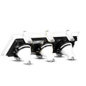 V-TAC Recessed Ceiling Luminaire 3xGU10 White/Black VT-887 3 Year Warranty small 4