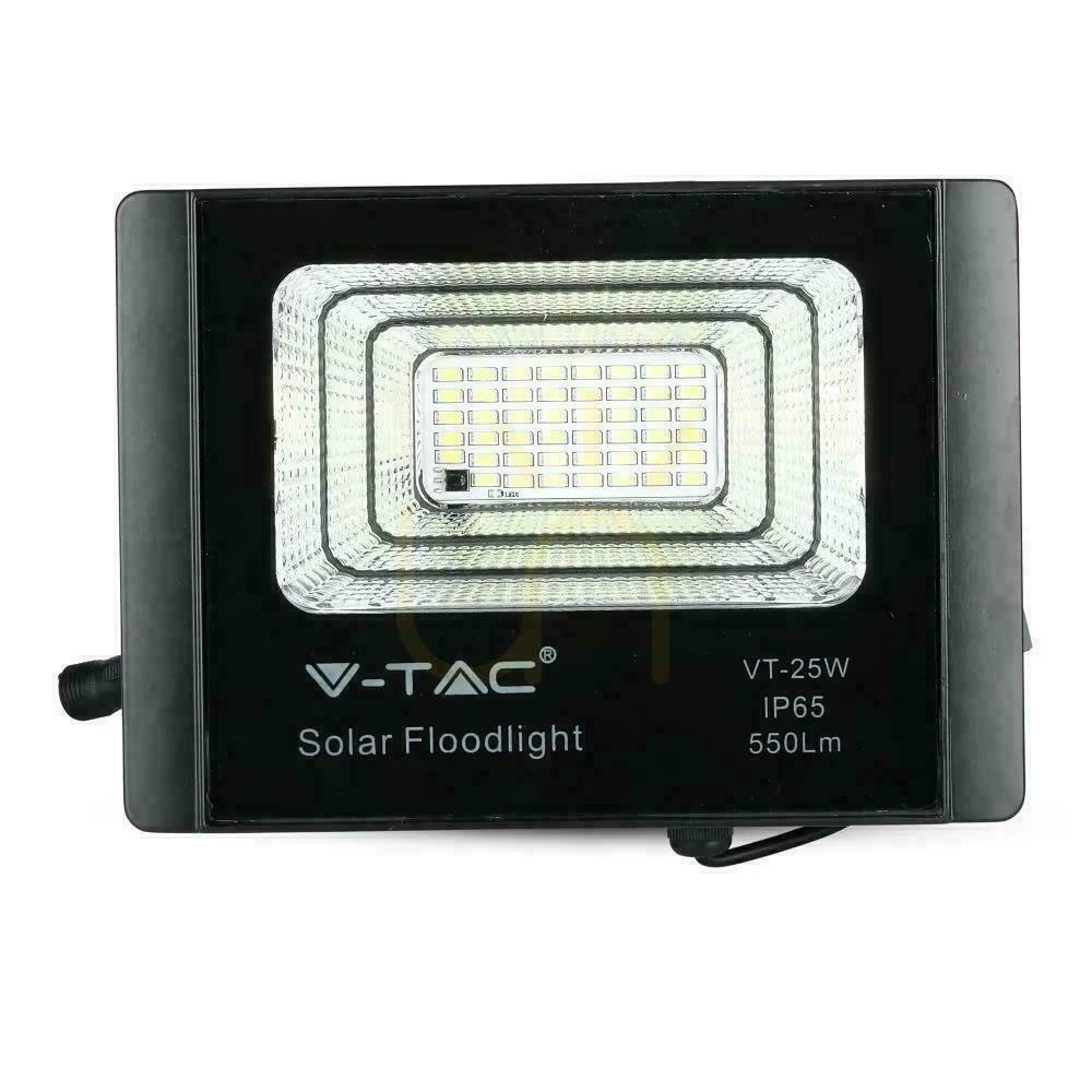 Display V-TAC Solar LED Projector 12W Black IP65, Remote Control, Timer VT-25W 6000K 550lm V-TAC Solar LED Projector 12W Black IP65, Remote Control, Timer VT-25W 6000K 550lm