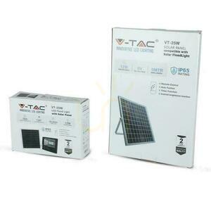 V-TAC Solar LED Projector 12W Black IP65, Remote Control, Timer VT-25W 6000K 550lm 4 V-TAC Solar LED Projector 12W Black IP65, Remote Control, Timer VT-25W 6000K 550lm small 4